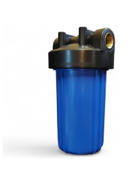 Корпус (колба) магистрального фильтра WhiteWater 10ВВ 1", для холодной воды с ключом и кронштейном Корпус (колба) магистрального фильтра WhiteWater 10ВВ 1", для холодной воды с ключом и кронштейном